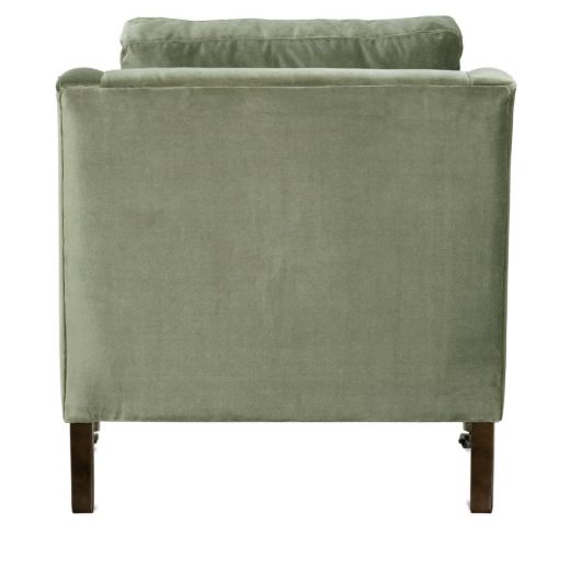 Picture of Quick Ship Madeline Chair - Antiqued Moss Velvet